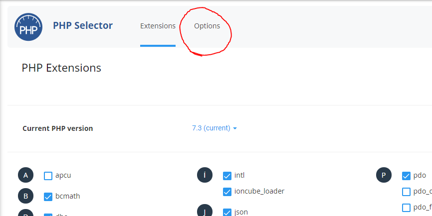 php-options